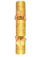 13" Luxury Gold Swirl Cracker - 25*** 1 Box Only In Stock ***