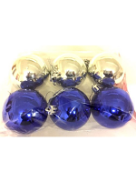 Blue and Silver Baubles - 6