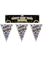 Holographic Happy New Year Bunting