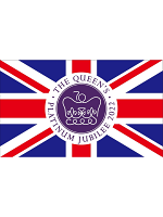 The Queen's Platinum Jubilee 5x3 Flag 