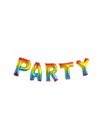 Party Balloon Banner - Multicoloured
