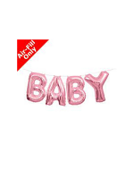 Baby Balloon Banner - Pink