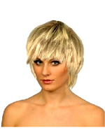 Sara Wig, Blonde+Brown,Short 