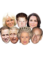 ROYAL FAMILY 7 PACK (Queen, Phillip, William, Harry, Kate, Charles & Camilla)