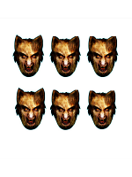 Werewolf Six Pack Face Mask 