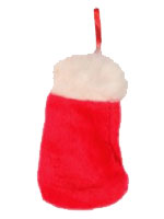 Santa Fur Trim Stocking