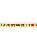 Seasons Greetings Banner Foil Letters
