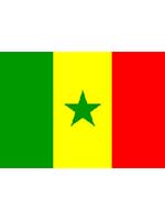 Senegal Flag 5ft x 3ft With Eyelets 