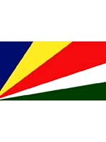 Seychelles Flag 5ft x 3ft With Eyelets For Hanging