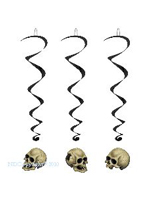 Skull  Hanging Whirls 