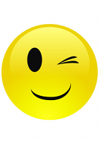 Smiley Wink Emoji Mask
