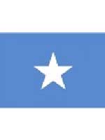 Somalia/Somalian Flag 5ft x 3ft (100% Polyester) With Eyelets 