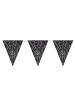 Spider Web Pennant Banner 11" x 12'