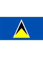St. Lucia Flag 5ft x 3ft