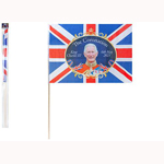Coronation Hand Waving Flag - pack of 4
