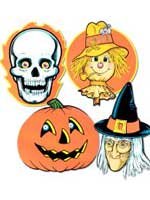 Traditional Halloween Cutouts