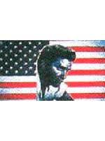 USA American 'Elvis' Flag 5ft x 3ft (100% Polyester) With Eyelets 
