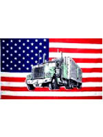 USA American 'Truck' Flag