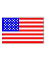 USA American Flag 5ft x 3ft With Eyelets For Hanging