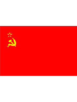 USSR Flag 5ft x 3ft (100% Polyester) With Eyelets For Hanging