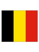 Belgium Flag 5ft x 3ft  With Eyelets For Hanging