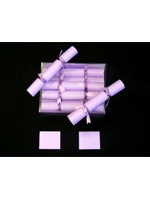 Wedding Crackers In Lilac With Lilac Ribbon Attached (pack of 10)