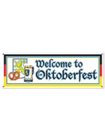 Welcome To Oktoberfest Sign Banner
