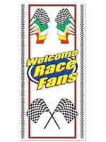 Welcome Race Fans Door Cover   