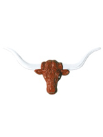 Western 3D Buffalo Head PVC Decoration 87x32cm (1)