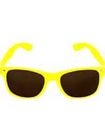 Yellow Neon Wayfarer Glasses