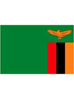 Zambia Flag 5ft x 3ft With Eyelets 