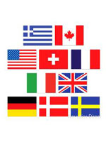 Mini International Flag Cutouts