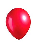 Balloons Metallic 12" Red
