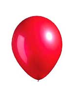  Balloons Metallic 12" Red