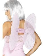  Angel Wings Pink Net Silver Glitter (A Hen Night Favourite!!)