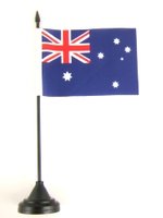 Australia Table Flag with Base and Stick