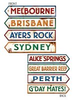 Australian Street Sign Cardboard Cutouts