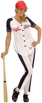 Ladies Baseball Costume - Small