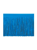 Blue Tissue Fringed Drape 