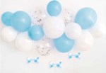 Blue Gingham Balloon Arch Kit   