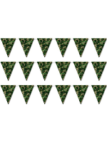 Camouflage Plastic Bunting 