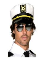 Captains Peaked Hat Deluxe 