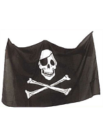 Pirate Flag Skull And Crossbones 5ft x 3ft  (Polyester) With Eyelets