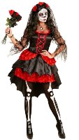 Deluxe Day of the Dead Ladies Costume 