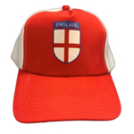 England Baseball Cap - Red Front Panel 