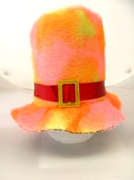 Funky Multi Coloured Topper With Band And Gold Buckle (1) 