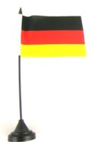 Germany Table Flag with Stick and Base