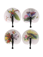 Oriental Hand Held Fans - 1 per order