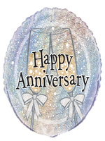 Happy Anniversary Foil Balloon