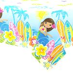 Hula Beach Party Tablecover -  54x 84 inches